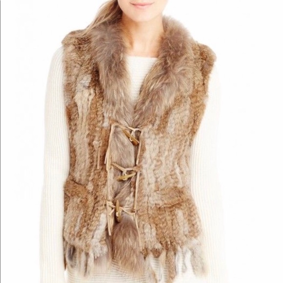 J Mclaughlin Fur Vest 